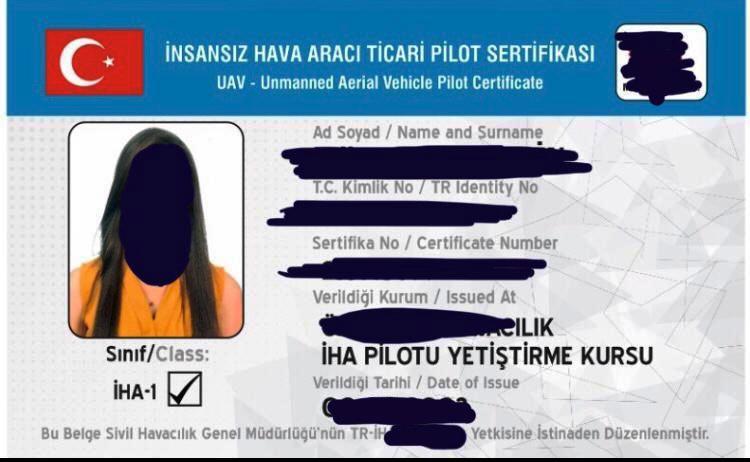  İha/Drone Pilotu/Operatörlüğü Eğitimleri 